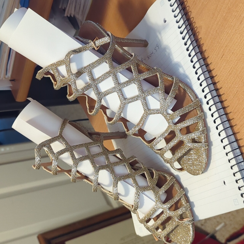 Steve Madden Flither Silver Sandal